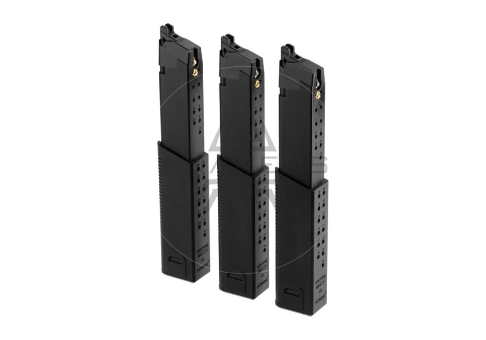3x Magazines for Krytac Kriss Vector GBB, 60 BBs - Black