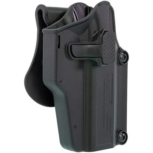 AMOMAX Universal Pistol Holster Per-Fit(TM), Right Hand - Black