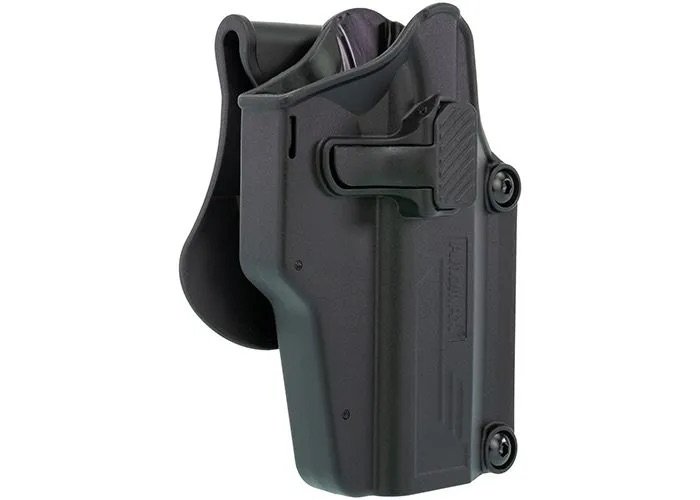 AMOMAX Universal Pistol Holster Per-Fit(TM), Right Hand - Black