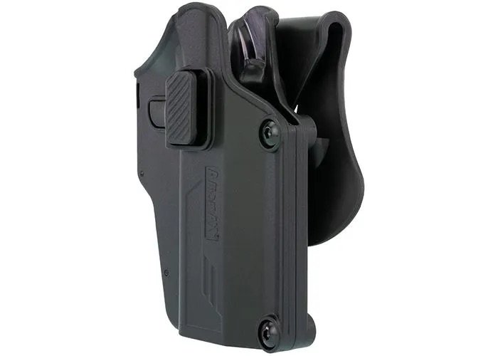 AMOMAX Universal Pistol Holster Per-Fit(TM), Right Hand - Black
