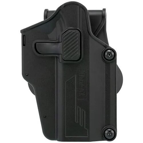 AMOMAX Universal Pistol Holster Per-Fit(TM), Right Hand - Black