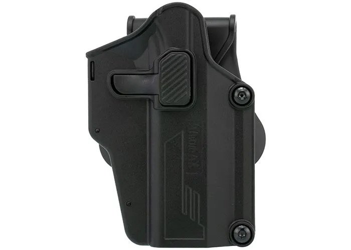AMOMAX Universal Pistol Holster Per-Fit(TM), Right Hand - Black