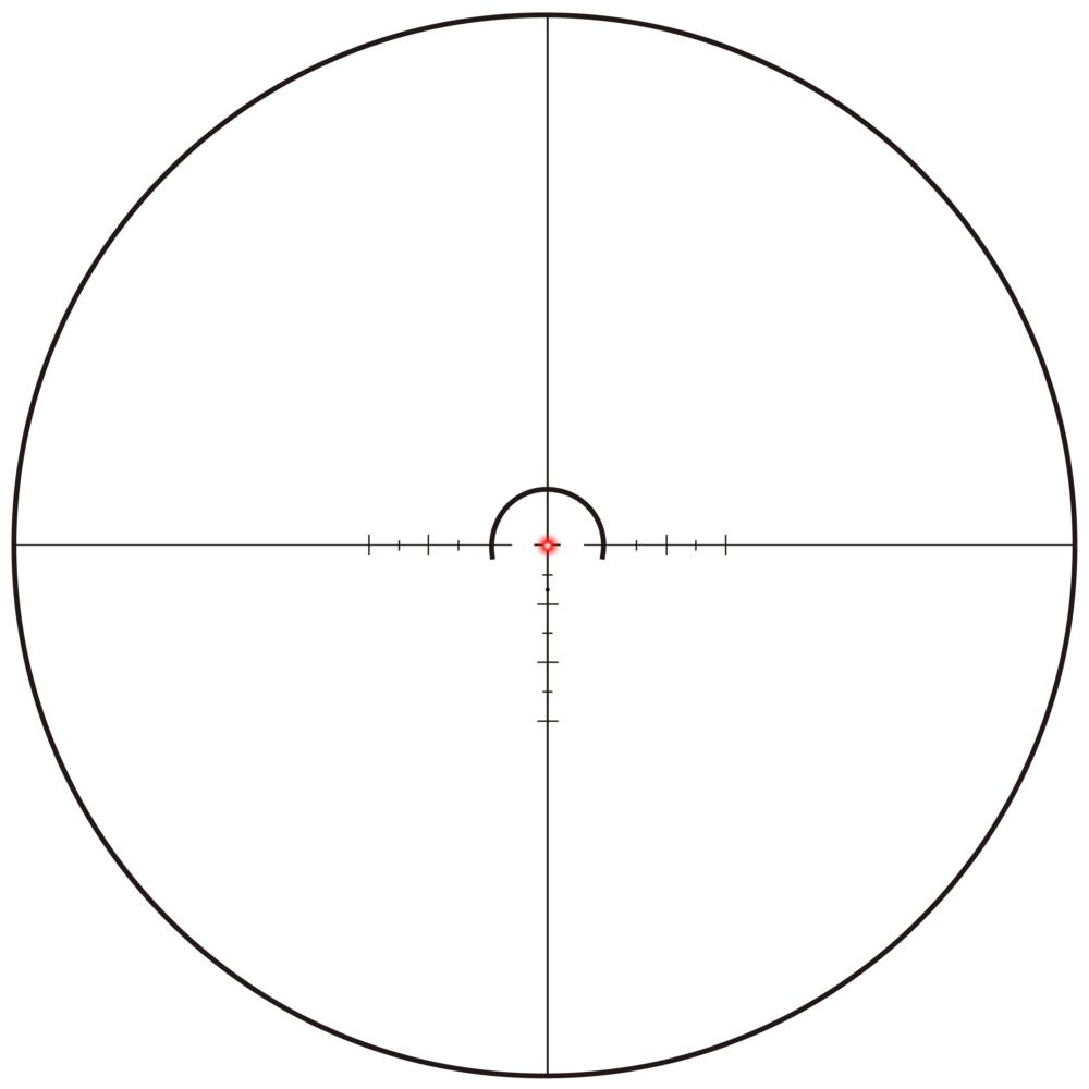 VictOptics LPVO Riflescope S10 1-10x24i Fiber - Black