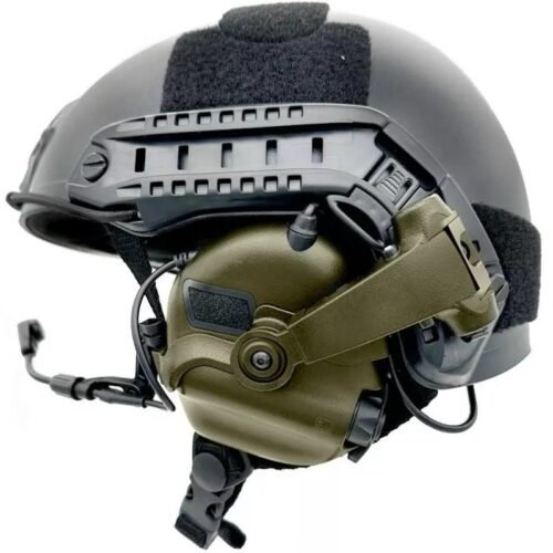 EARMOR M32X MOD4 Tactical Headset, M16C Mount for FAST / ARC - Green