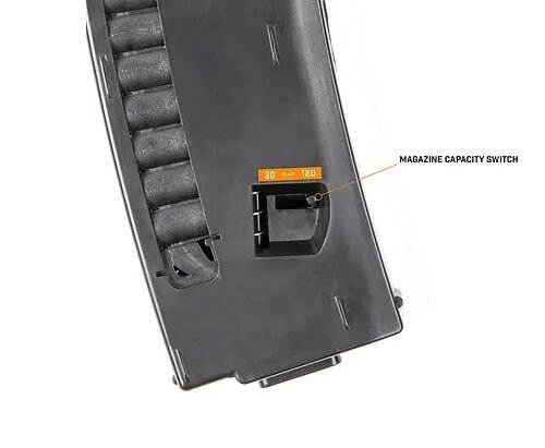 PTS EPM Magazine for TM NGRS M4 / AR15, 30 / 120 BBs - Black