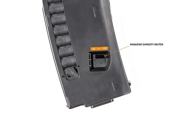 PTS EPM Magazine for TM NGRS M4 / AR15, 30 / 120 BBs - Black