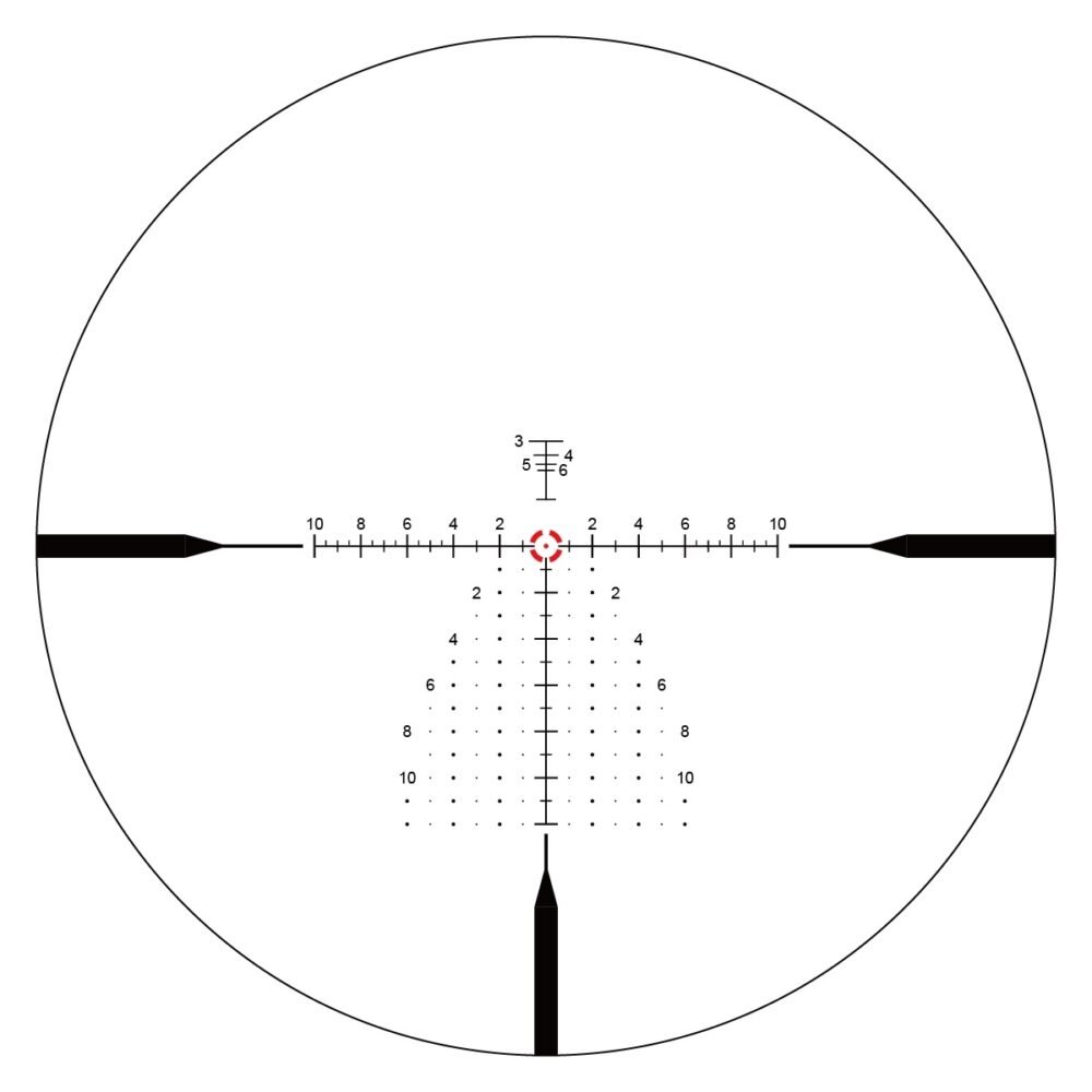 VO CONTINENTAL X10 1-10x28 ED RAR-C LPVO Riflescope - Black
