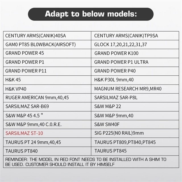 WST Universal Belt Holster GB35 for Full Size Pistols, Left Hand - Grey