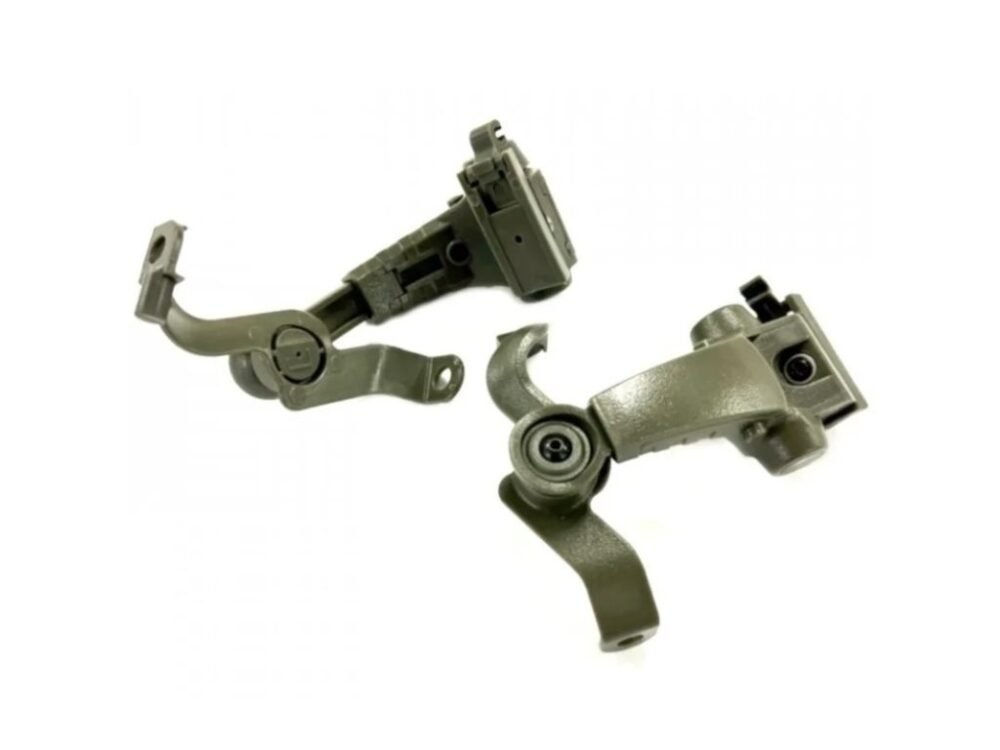 EARMOR M16A Helmet Adapters for M32 PLUS Headset, ARC Mount - Green