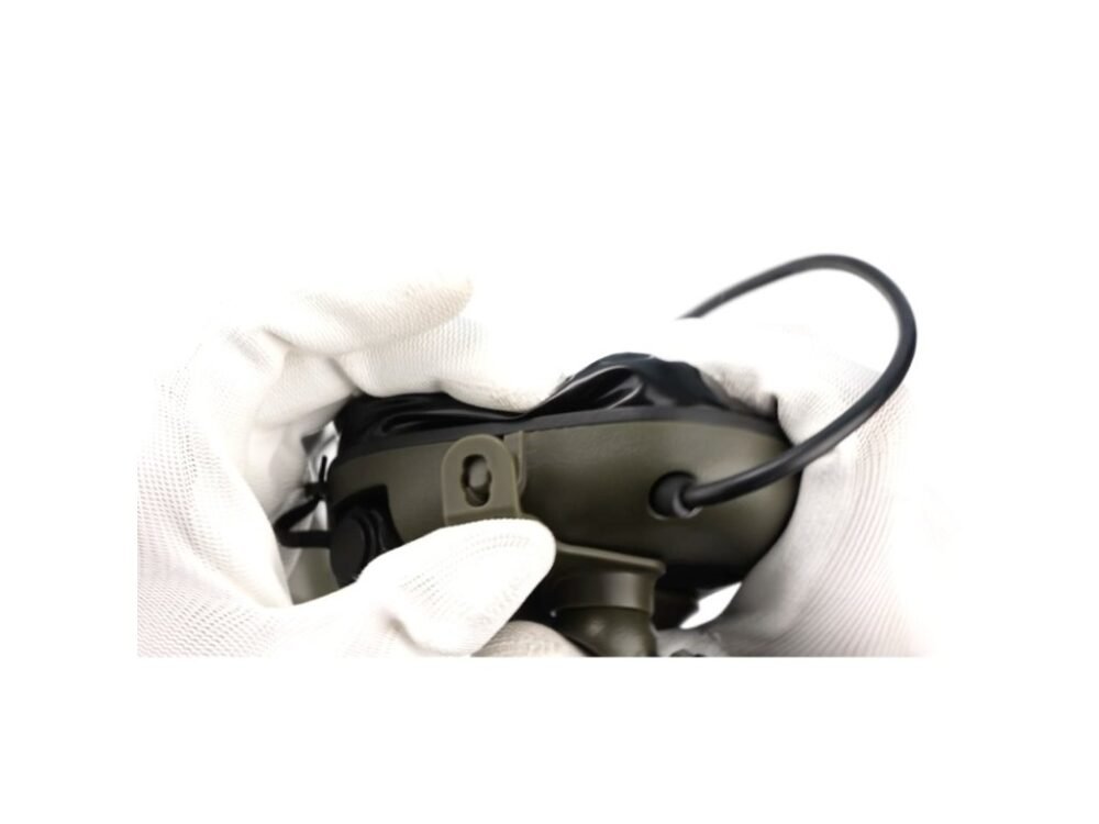 EARMOR M16A Helmet Adapters for M32 PLUS Headset, ARC Mount - Coyote Brown