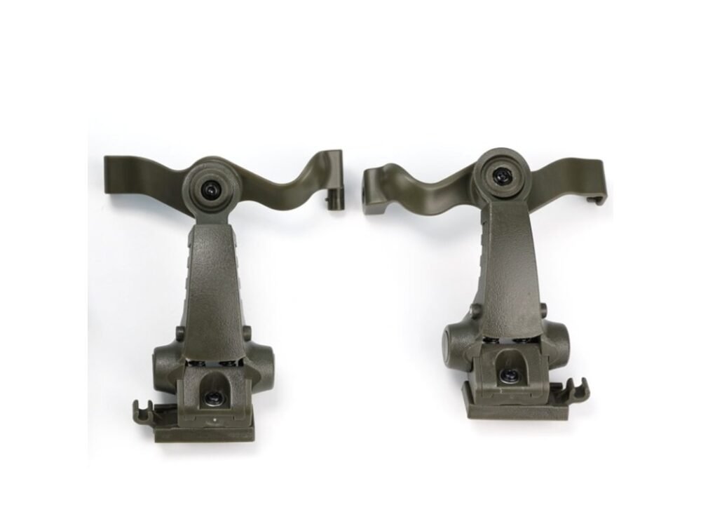 EARMOR M16A Helmet Adapters for M32 PLUS Headset, ARC Mount - Coyote Brown