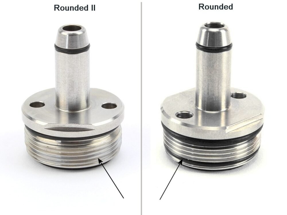Stainless steel ROUNDED II cylinder head for VSR sniper rifles