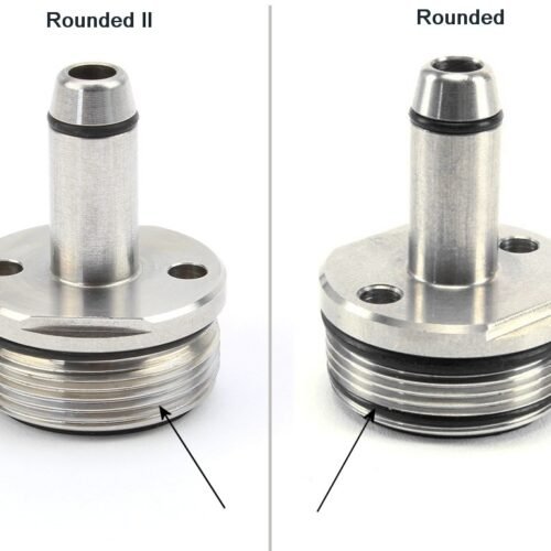 Stainless steel ROUNDED II cylinder head for VSR sniper rifles