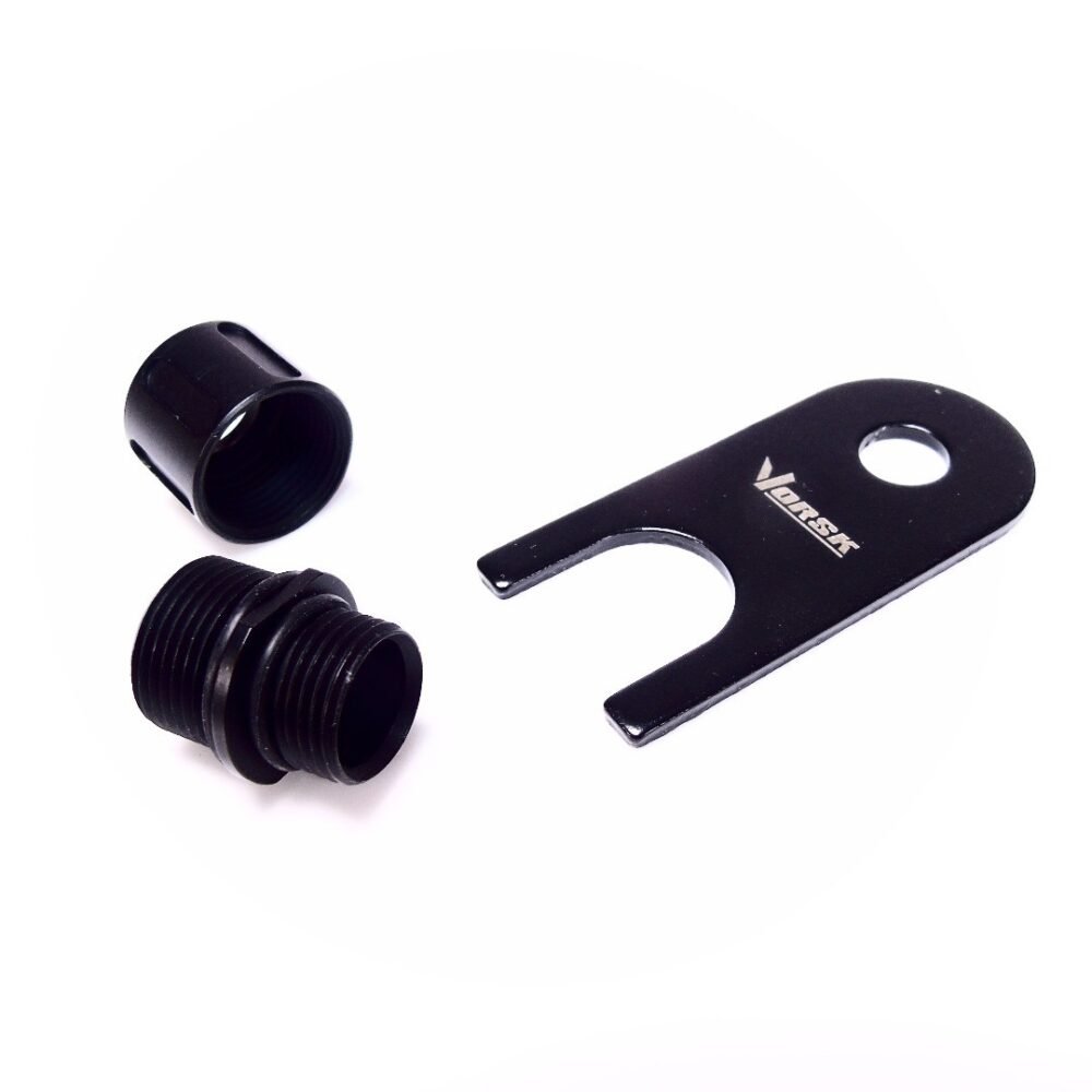VORSK Thread Adapter (12 plus  mm CW to 14- mm CCW) - Black
