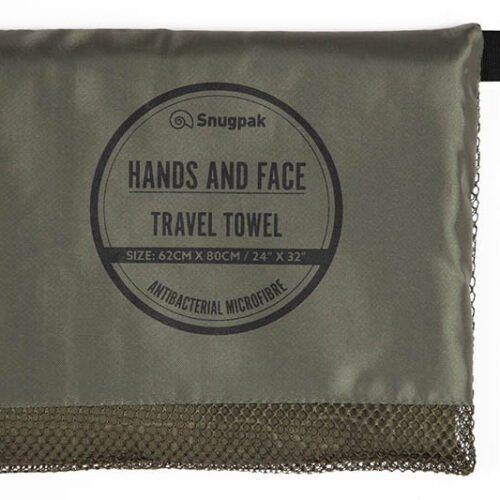 Travel Towel Hands  a  Face, olive