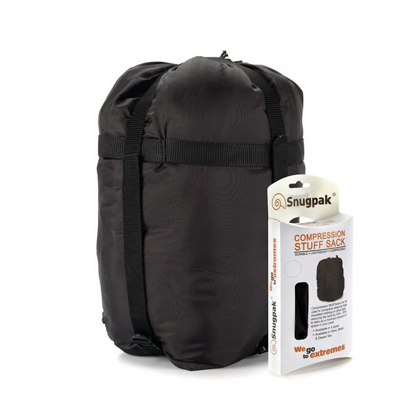 Compression Stuff Sack S 30x36cm - BLACK