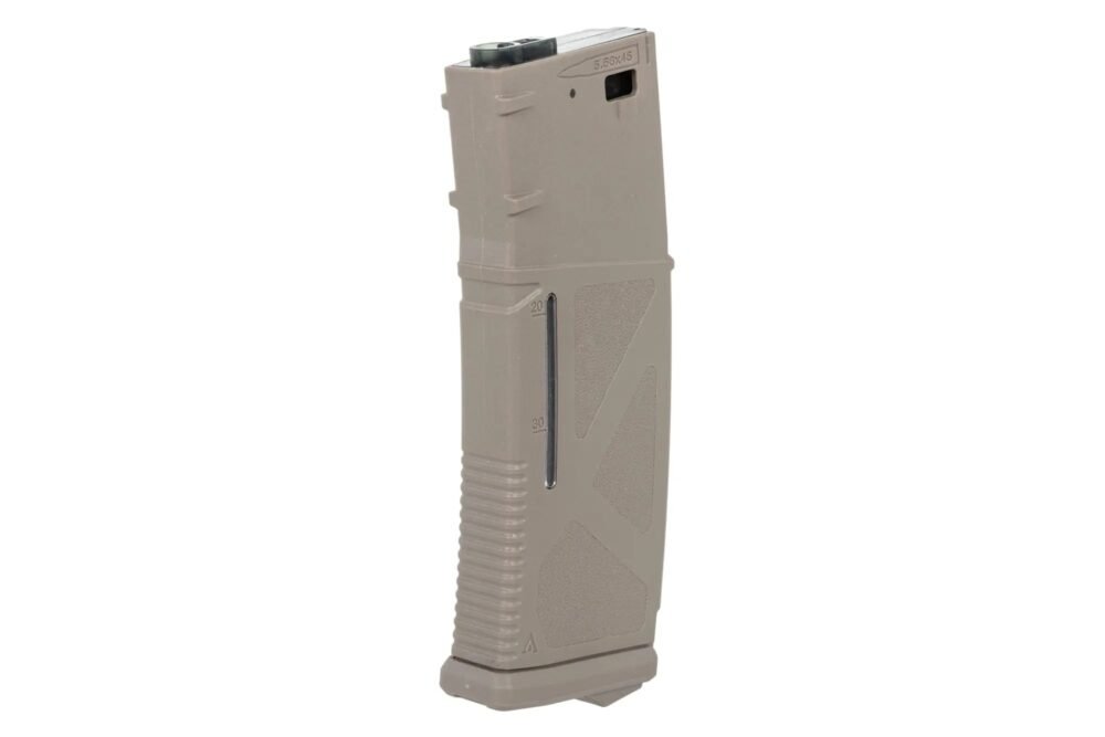 Arcturus Mid-Cap Magazine EMM M4 / AR15, 30 / 130 BBs, Polymer - Tan