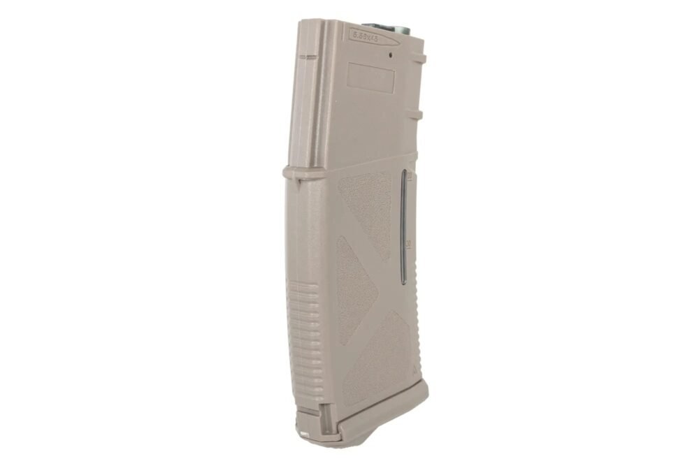 Arcturus Mid-Cap Magazine EMM M4 / AR15, 30 / 130 BBs, Polymer - Tan