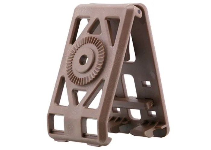 69832 AMOMAX Belt Clip Platform for Holsters / Pouches - Tan