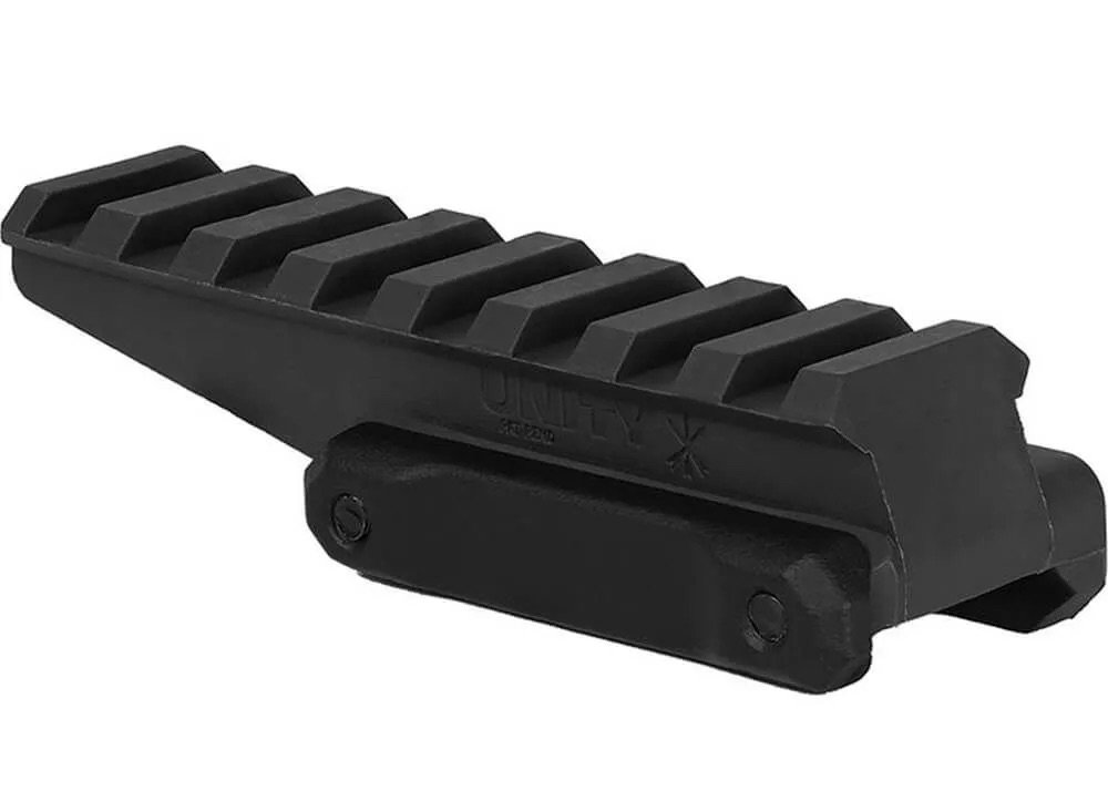 PTS Unity Tactical Fast Riser RIS Mount, Dupont(TM) - Black