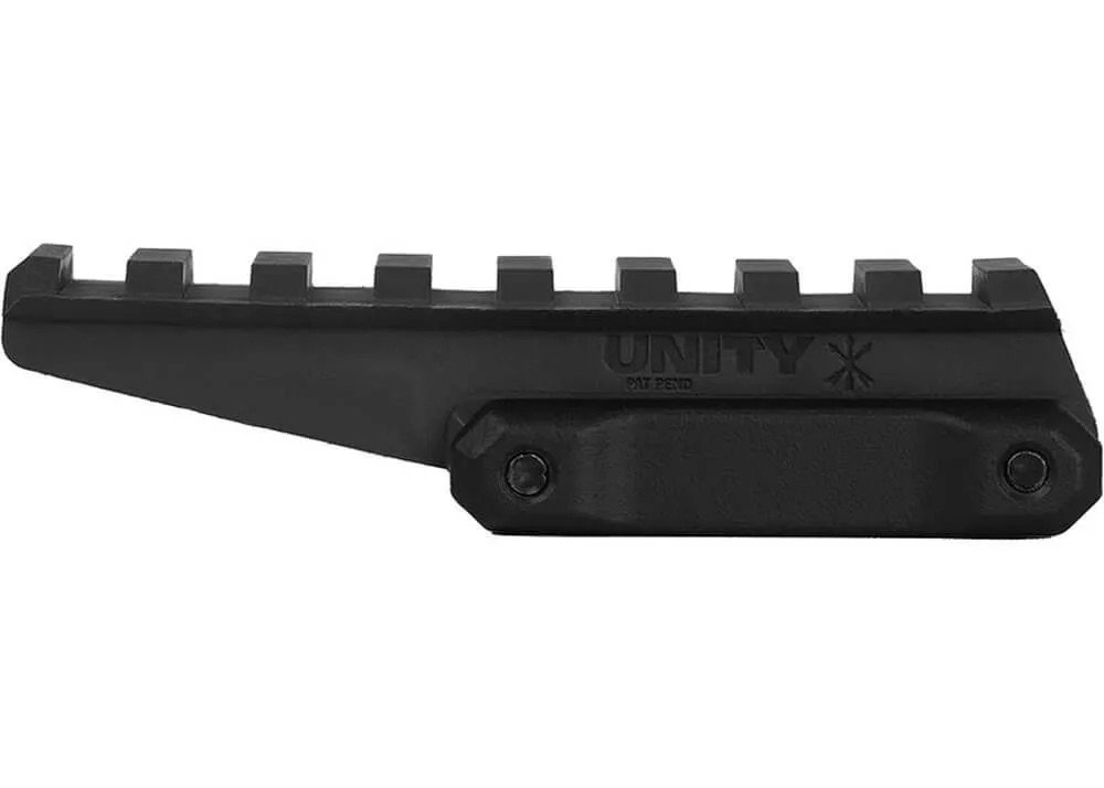 PTS Unity Tactical Fast Riser RIS Mount, Dupont(TM) - Black
