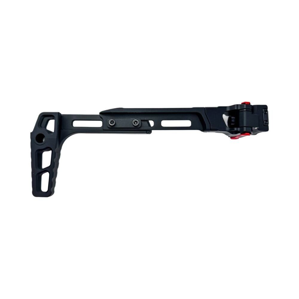 CTM CNC TwinFold Adjustable RIS Rail Stock - Black