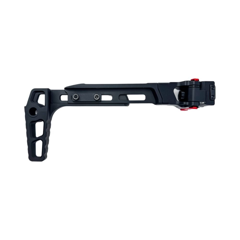 CTM CNC TwinFold Adjustable RIS Rail Stock - Black