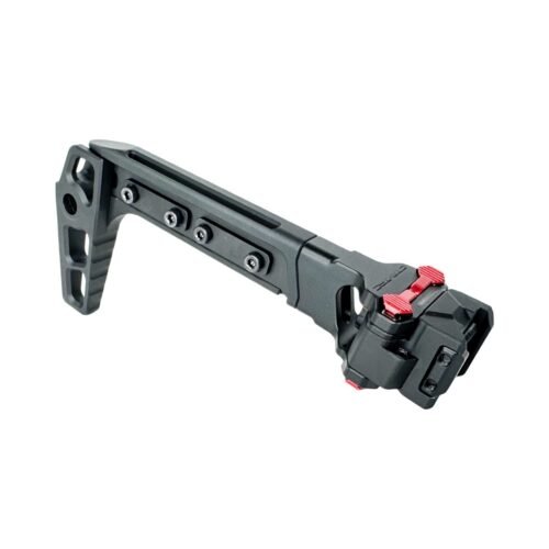 CTM CNC TwinFold Adjustable RIS Rail Stock - Black