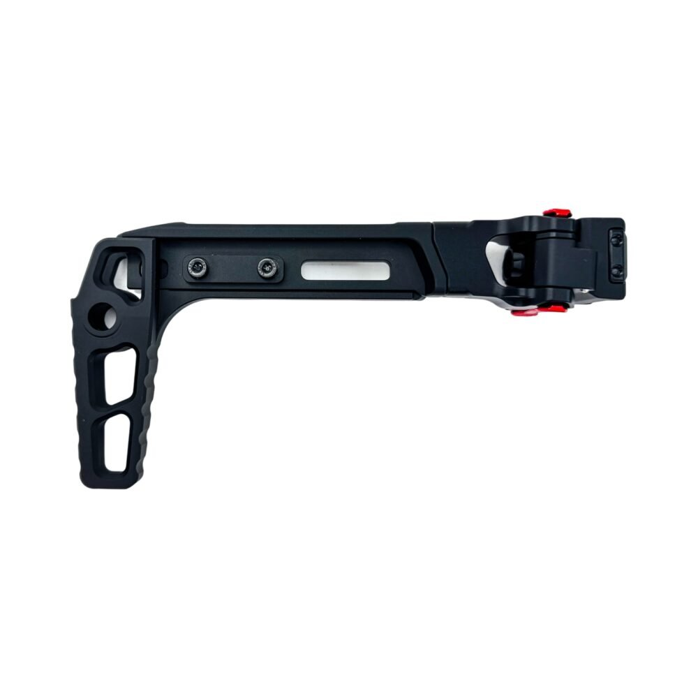 CTM CNC TwinFold Adjustable RIS Rail Stock - Black