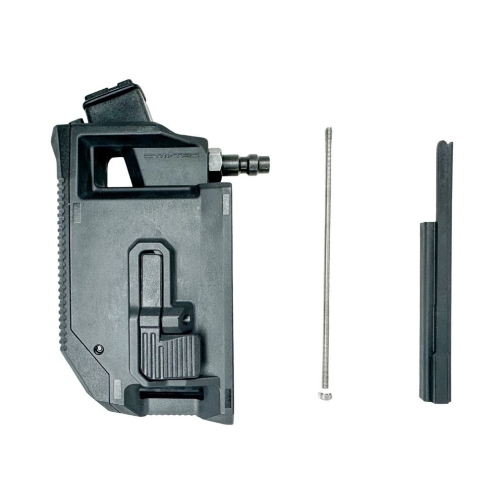 CTM AAP-01 / G-Series HPA M4 AEG Magazine 90° Angled Adapter - Black