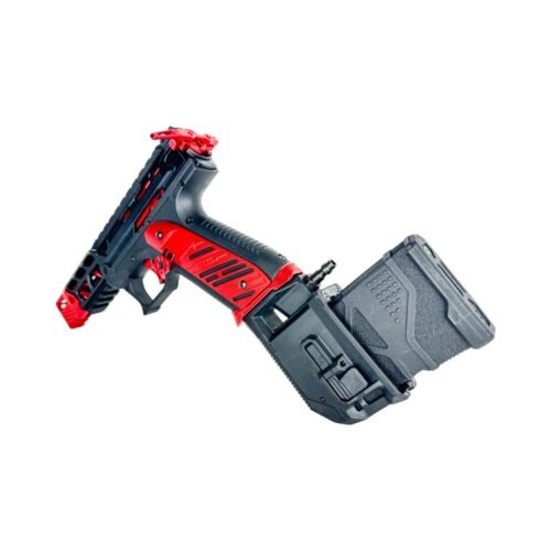 CTM AAP-01 / G-Series HPA M4 AEG Magazine 90° Angled Adapter - Red / Black