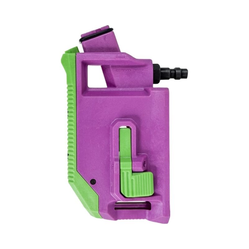 CTM AAP-01 / G-Series HPA M4 AEG Magazine 90° Angled Adapter - Purple / Black