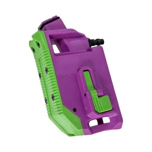 CTM AAP-01 / G-Series HPA M4 AEG Magazine 90° Angled Adapter - Purple / Black