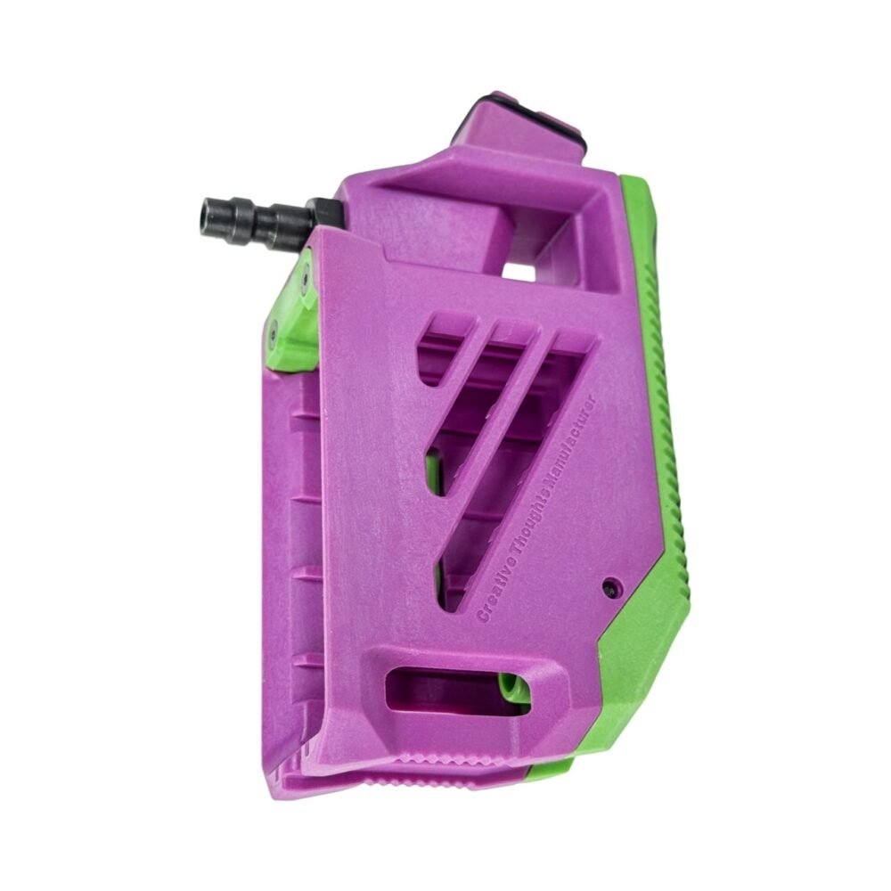 CTM AAP-01 / G-Series HPA M4 AEG Magazine 90° Angled Adapter - Purple / Black