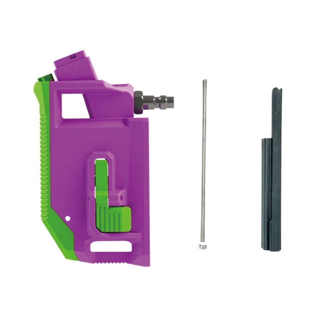 CTM AAP-01 / G-Series HPA M4 AEG Magazine 90° Angled Adapter - Purple / Black