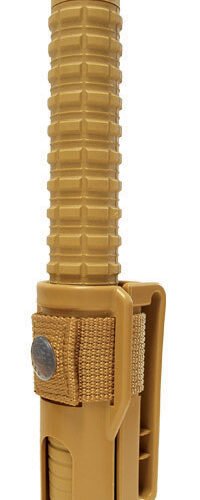 ESP Telescopic Hardened Baton 18" with Pouch - Black / Tan