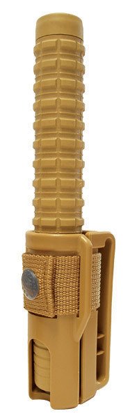 ESP Telescopic Hardened Baton 18" with Pouch - Black / Tan