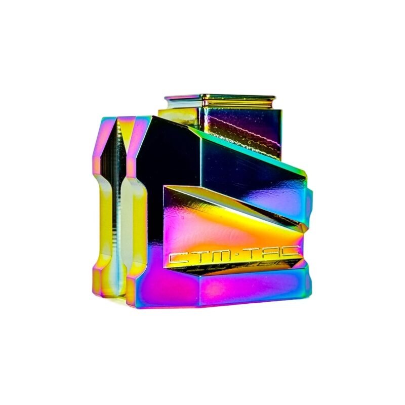 CTM Enlarged Aluminum Magazine Base Plate AAP-01 and G-Series - Chameleon (Electroplated)