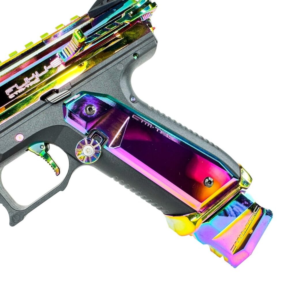 70341 CTM AAP-01 Fuku-2 Frame CNC Aero Side Panel, Type B - Chameleon (Electroplated)