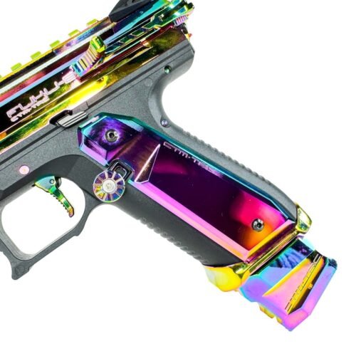 70341 CTM AAP-01 Fuku-2 Frame CNC Aero Side Panel, Type B - Chameleon (Electroplated)