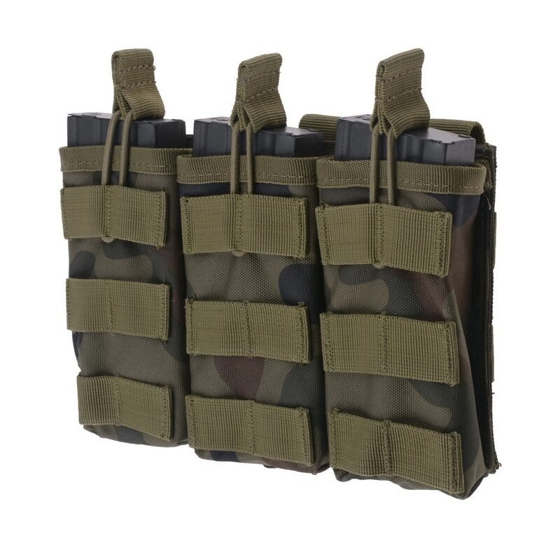 GFC MOLLE Triple Pouch for Rifle Magazines (M4 / AK), Open Type - WZ.93