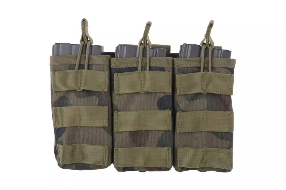GFC MOLLE Triple Pouch for Rifle Magazines (M4 / AK), Open Type - WZ.93