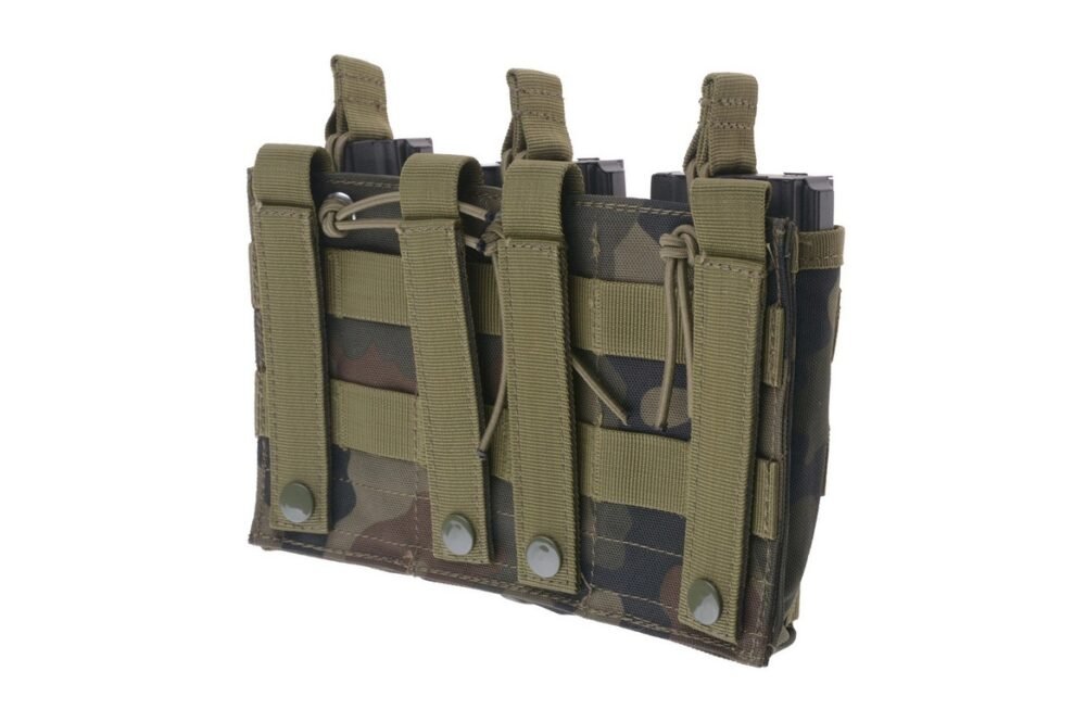 GFC MOLLE Triple Pouch for Rifle Magazines (M4 / AK), Open Type - WZ.93