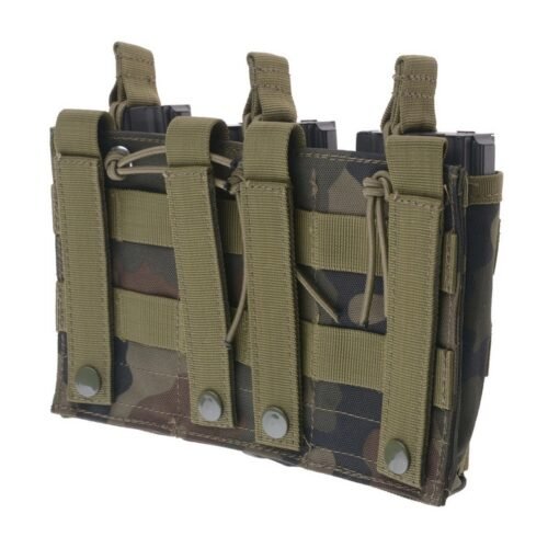 GFC MOLLE Triple Pouch for Rifle Magazines (M4 / AK), Open Type - WZ.93