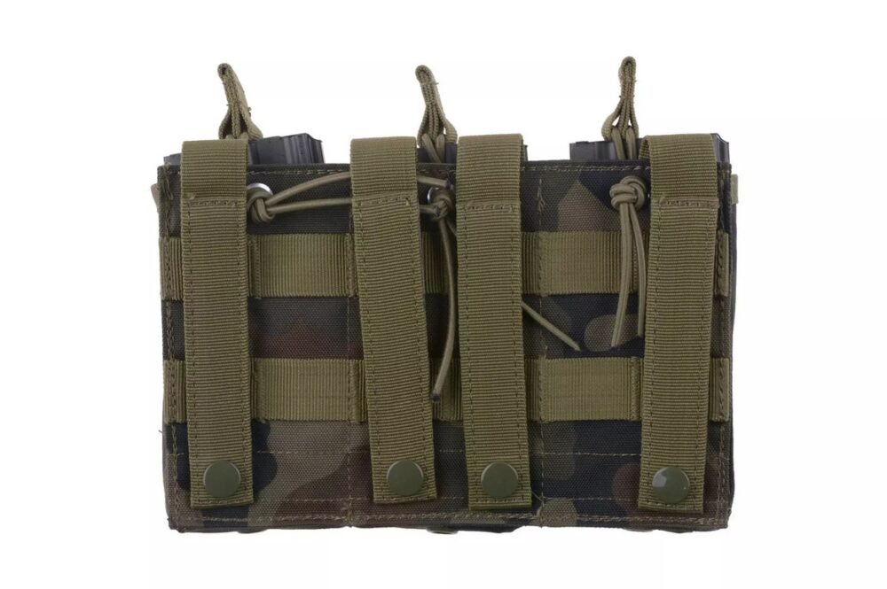 GFC MOLLE Triple Pouch for Rifle Magazines (M4 / AK), Open Type - WZ.93