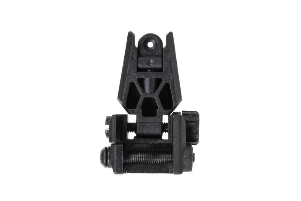 SA AR15 EDGE(TM) Flip-Up RIS Rail Rear Sight - Black