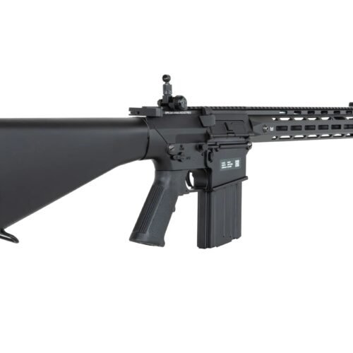 SA SR25 M-LOK Fixed Stock (SA-E38 Edge(TM) Kestrel(TM) ETU) - Black