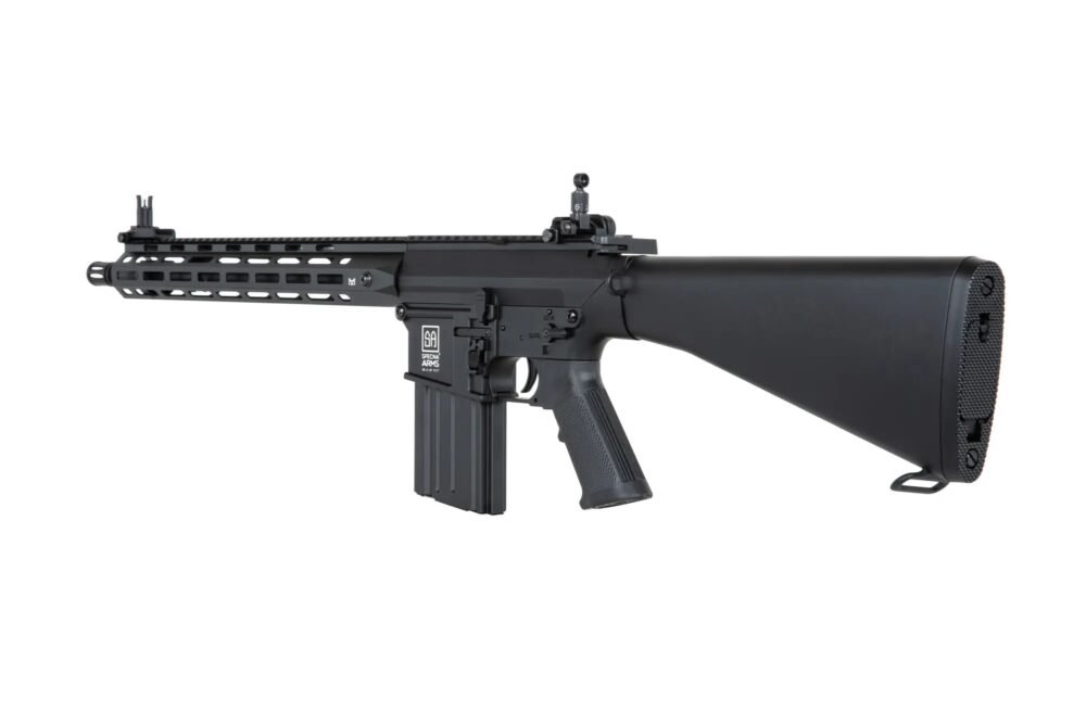 SA SR25 M-LOK Fixed Stock (SA-E38 Edge(TM) Kestrel(TM) ETU) - Black