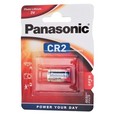 Panasonic CR2 Lithium Power Battery, 3V - 1 Piece