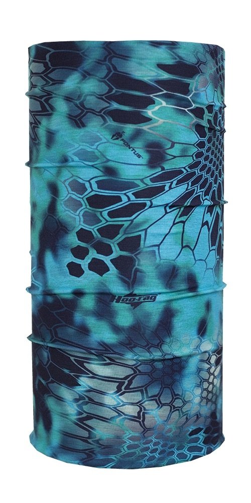 KRYPTEK Hoo-Rag Multifunctional Neck Gaiter, One Size - Kryptek Pontus